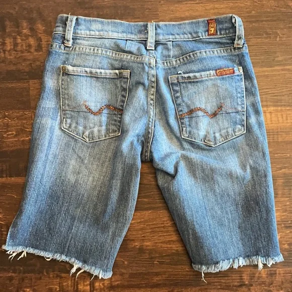 7FAMK Cutoff Jean Shorts - Picture 3 of 9
